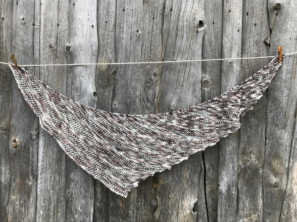 Brown Variegated Shawl