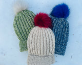 Ribbed Alpaca Toques, adult