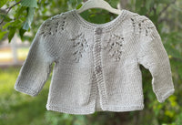 Leaf Yoke Cardigans, 6 months