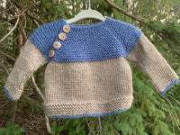 Buttoned Pullovers, 0-3 months