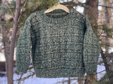 ￼Green Tweed Pullover, two sizes