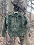 ￼Green Tweed Pullover, two sizes
