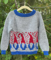 Gnome Pullover, size 3-4