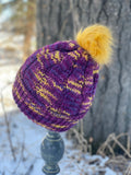 Faux Cable Toques, adult