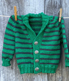 Striped Grandpa Cardigans, multiple sizes