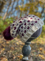 Speckled Hats, removable pompom