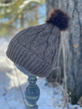 Faux Cable Toques, adult