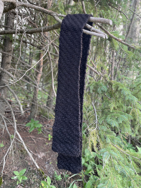 Ribbed Alpaca Scarf