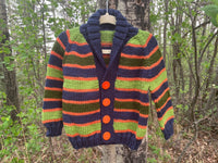 Striped Grandpa Cardigans, multiple sizes