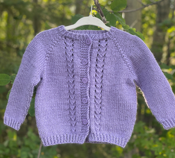 Braided Cardigan, 6-12 months