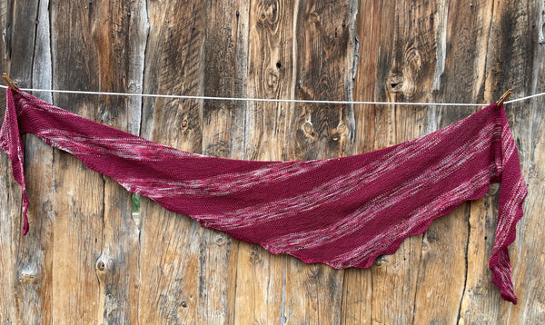 Red Striped Shawl