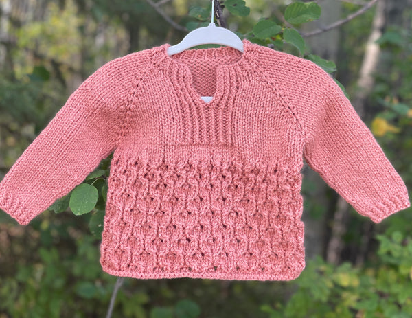 Peach Pullover, 6 months