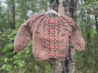 Cabled Cardigan, 12 months