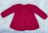 Pink Flare Cardigan, size 2