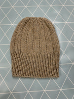 Tan Ribbed Hat, toddler