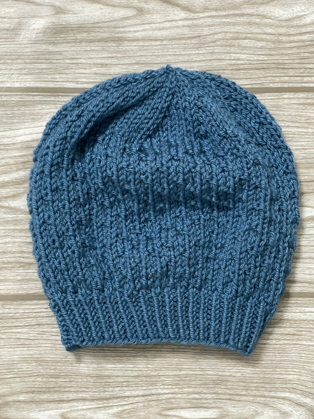 Denim Blue Beanie, child