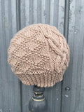 Mushroom Cabled Beanie, adult