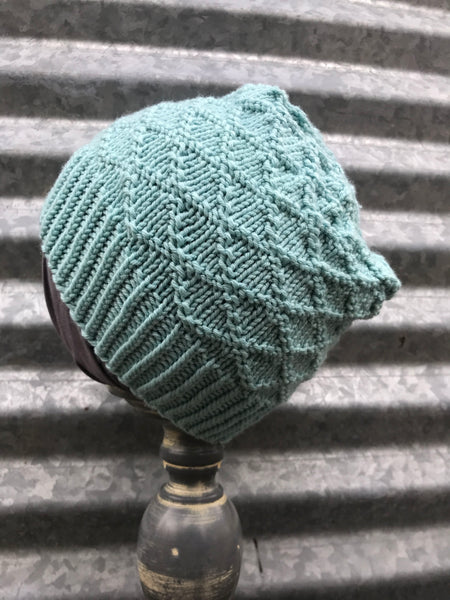 Pale Seafoam Beanie, medium adult