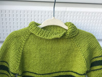 Racing Green Split Collar Pullover