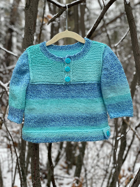 Blue Striped Pullover, size 2