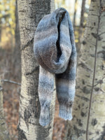 Simple Gray & Blue Scarf