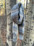 Simple Gray & Blue Scarf