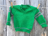 Green & Gray Pullover, size 2