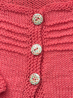 Coral Cardigan, 3-6 months