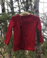 Asymmetrical Rope Cardigan, 12-18 month