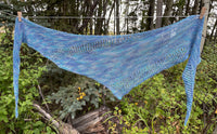 Bright Blue Shawlette