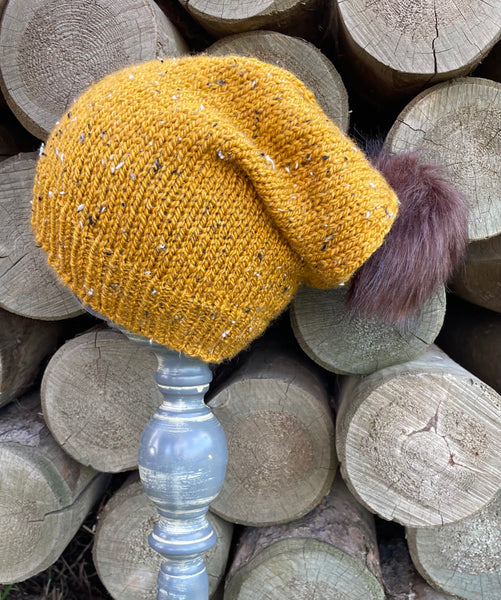 Yellow Tweed Hat, adult