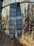 Simple Gray & Blue Scarf