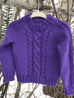 Iris Cabled Sweater, 12-18 month